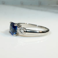 Breathtaking Burmese Sapphire & Diamond Ring