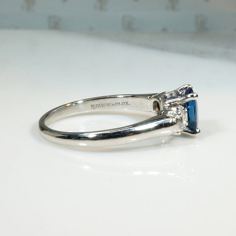 Breathtaking Burmese Sapphire & Diamond Ring