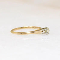 Cheeky Old Mine Cut Diamond Solitaire Ring