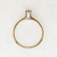 Cheeky Old Mine Cut Diamond Solitaire Ring