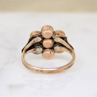 Darling Daisy Antique Garnet & Gold Ring