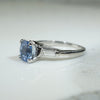 Cushion Cut Sapphire and Diamond Ring
