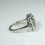 Captivating Marquise, Baguette & Round Diamond Deco Ring