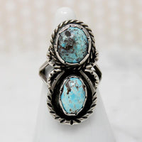 Sweet & Creepy Native American Turquoise Spider Ring