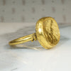 22k Gold Hand Engraved Roman Soldier Ring