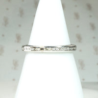 Channel Set Diamonds in Platinum Eternity Band