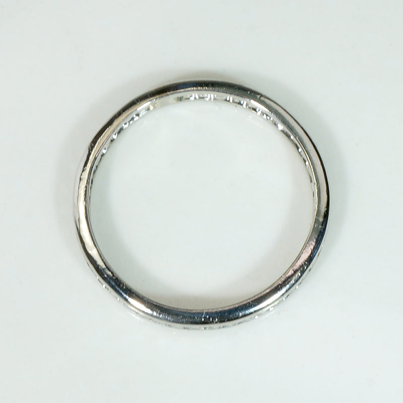 Channel Set Diamonds in Platinum Eternity Band