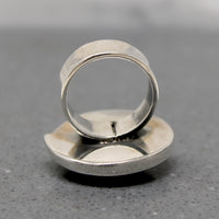 Hypnotic Sterling Spiral Statement Ring