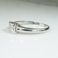 Vintage Platinum Diamond Solitaire