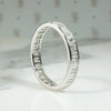 Deluxe Baguette Diamond & Platinum Eternity Band