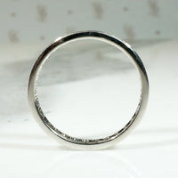 Elevated Baguette Diamond & Platinum Eternity Band