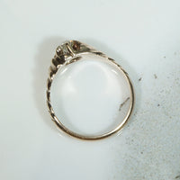 Sweet Seashell Diamond Solitaire in Belcher Setting