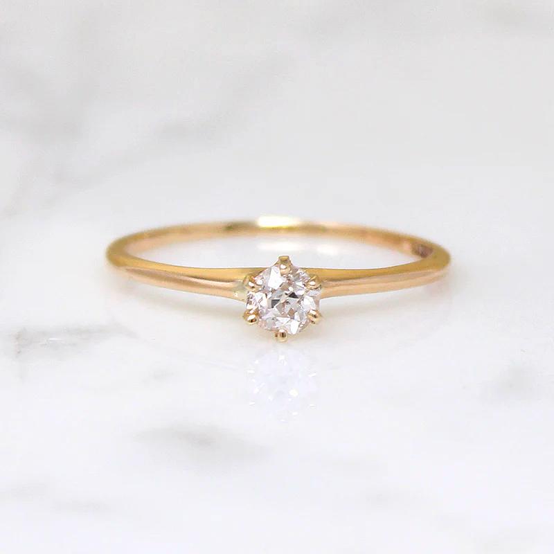 Perfectly Simple Diamond Solitaire Ring from Otsby & Barton