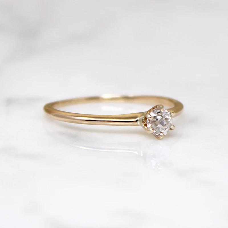 Perfectly Simple Diamond Solitaire Ring from Otsby & Barton