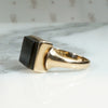 Handsome Onyx & 10k Gold Signet Ring