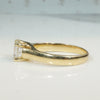 Dizzying Square Emerald Cut Diamond Solitaire Ring