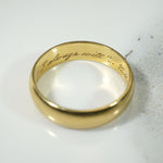 Romantic VCA 18k Wedding Band Size 10.25