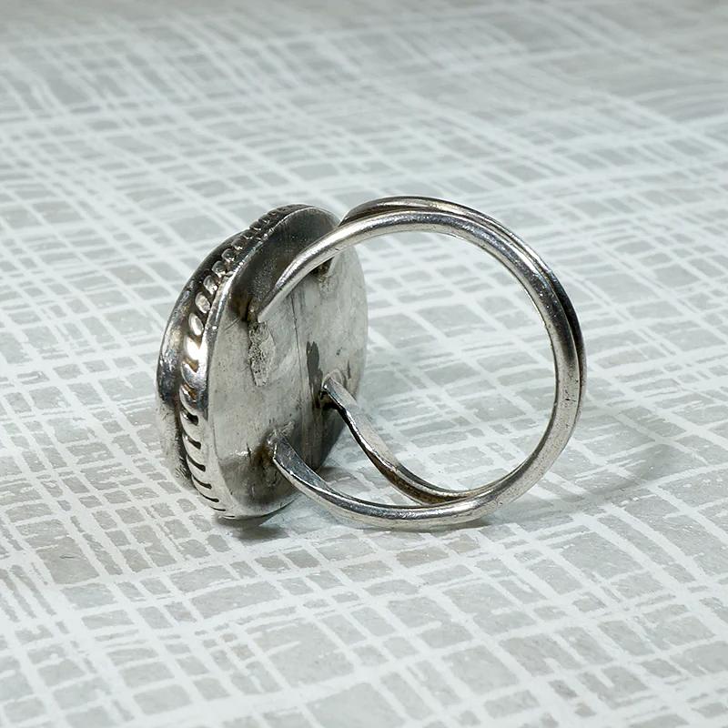 Satiny Mother of Pearl in Sterling Silver Ring