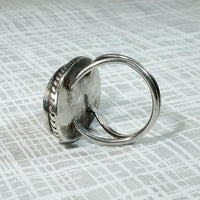 Satiny Mother of Pearl in Sterling Silver Ring