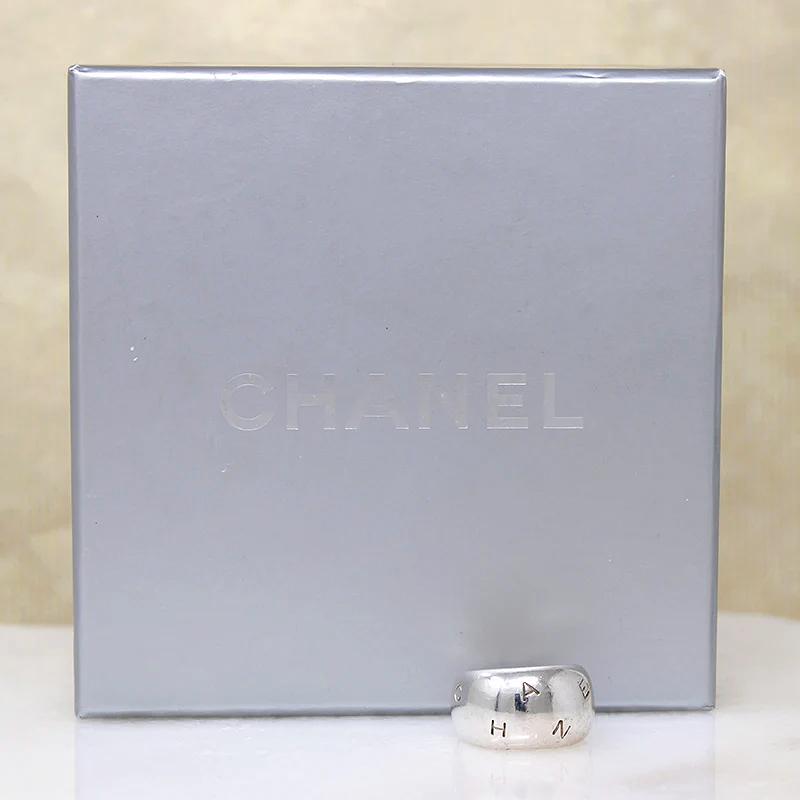 Chanel Sterling Dome Band with Original Box