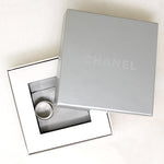 Chanel Sterling Dome Band with Original Box
