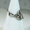 Sterling Silver Columbina Carnival Mask Ring