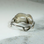 Sterling Silver Columbina Carnival Mask Ring