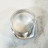 Sculptural Sterling Silver Modernist Ring by H. Steig