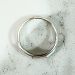 Beachy Mother of Pearl Inlay in Sterling Ring