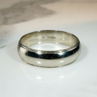 Swanky 18k White Gold Cartier Band Size 11.25