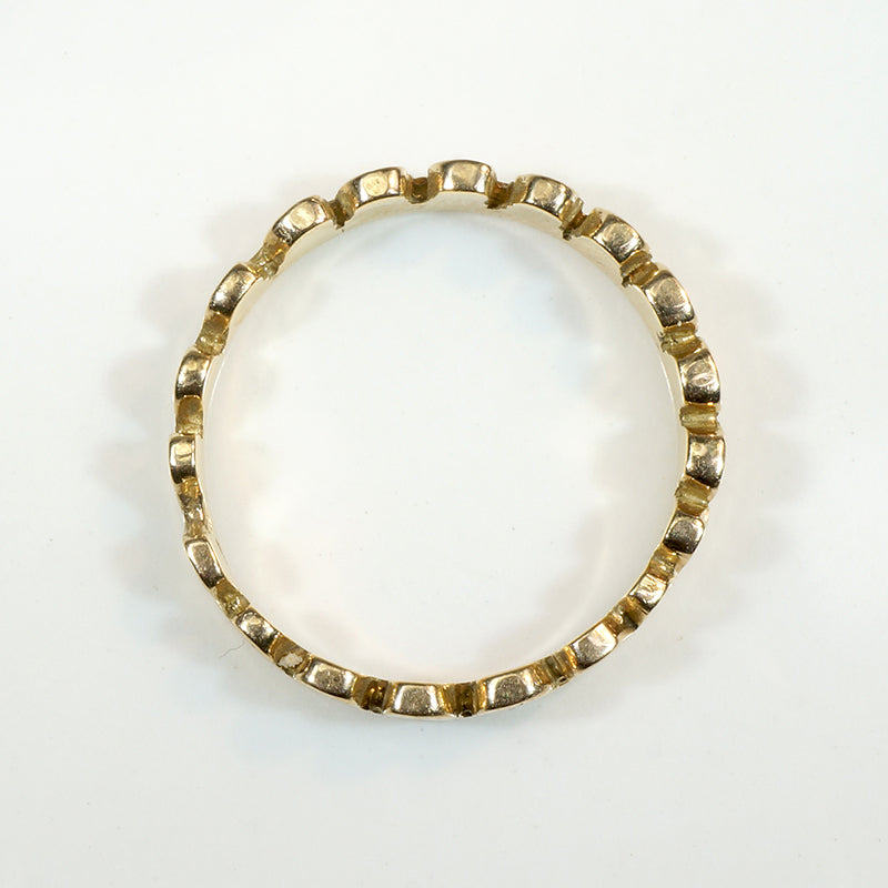 Mysterious 14k Gold Crown Band