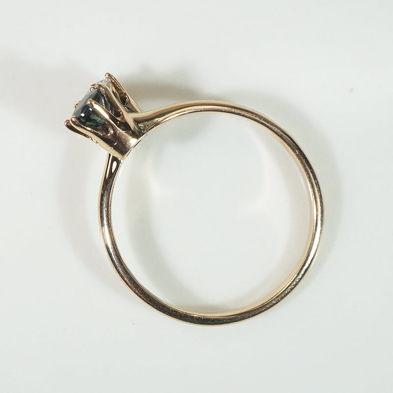 Petite Sapphire & Diamond Toi Et Moi Ring