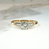 Classic Two-Tone Gold & Diamond Engagement Ring