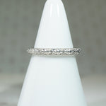 Deco Platinum Flower Band