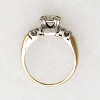 Darling Two-Tone Gold & Diamond Engagement Ring
