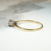 Graceful Old European Cut Diamond Solitaire 