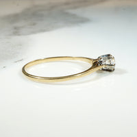 Graceful Old European Cut Diamond Solitaire 
