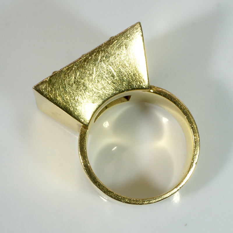 Monumental Mod 18k Gold Statement Ring