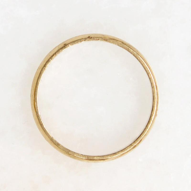 Mellow 14k Gold Wedding Band Size 10