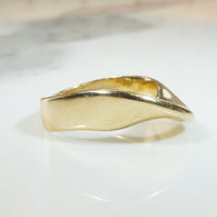 Vintage Gold Band with a Twist