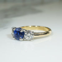Stunning Sapphire and Diamond Engagement Ring