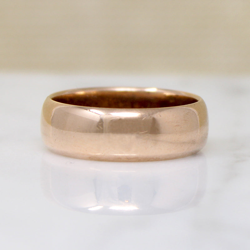 Decadent Size 9.75 Shapely Gold Band