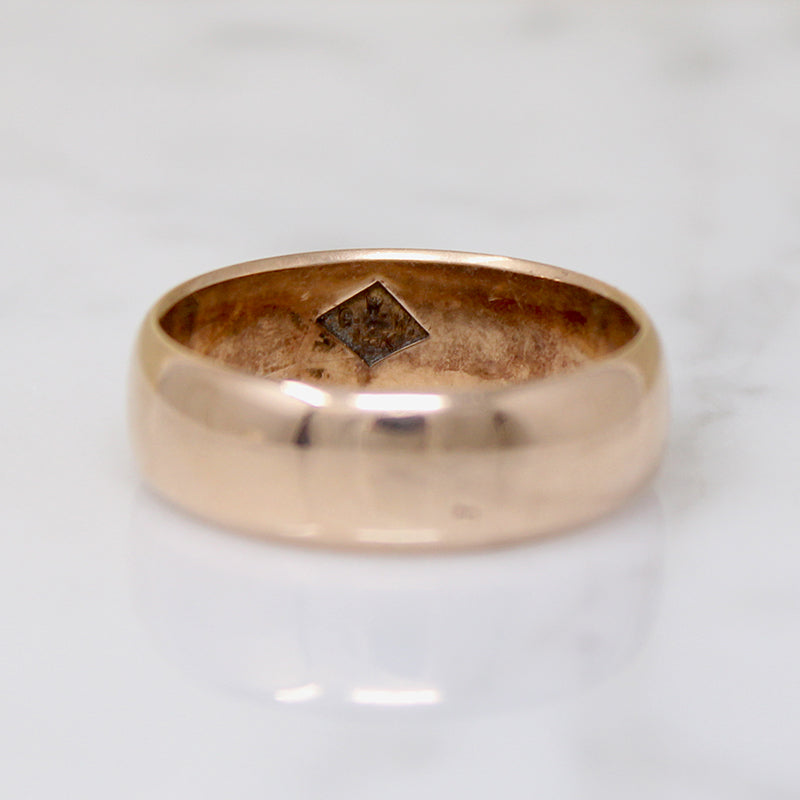 Decadent Size 9.75 Shapely Gold Band