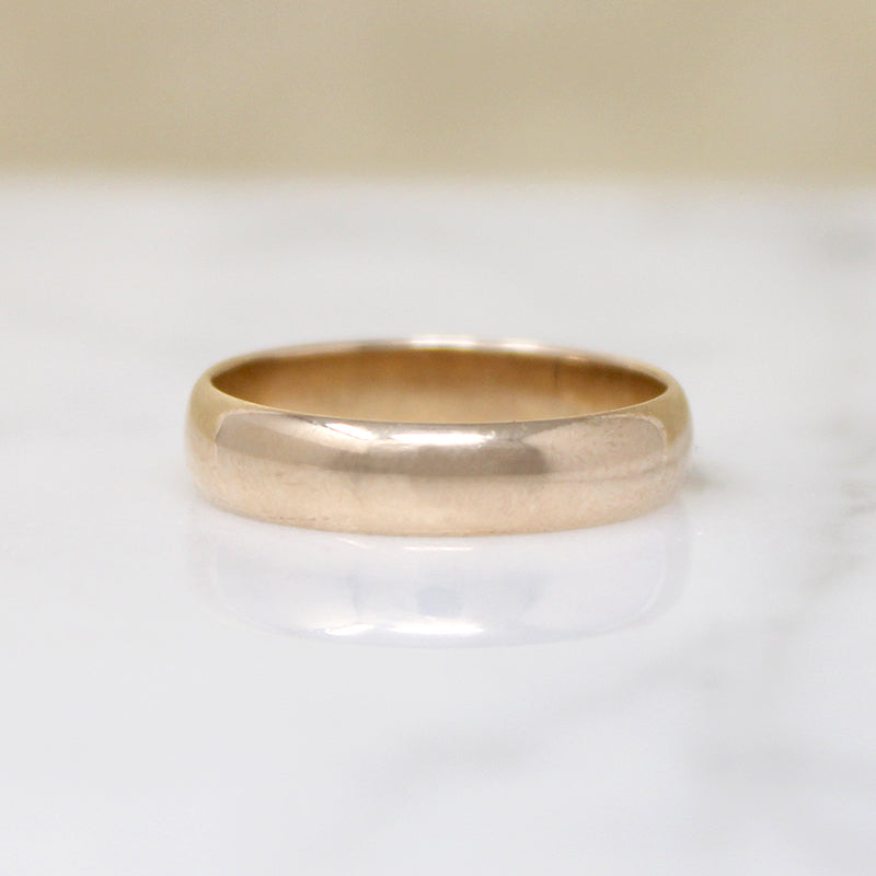Classic 4mm Gold Wedding Band