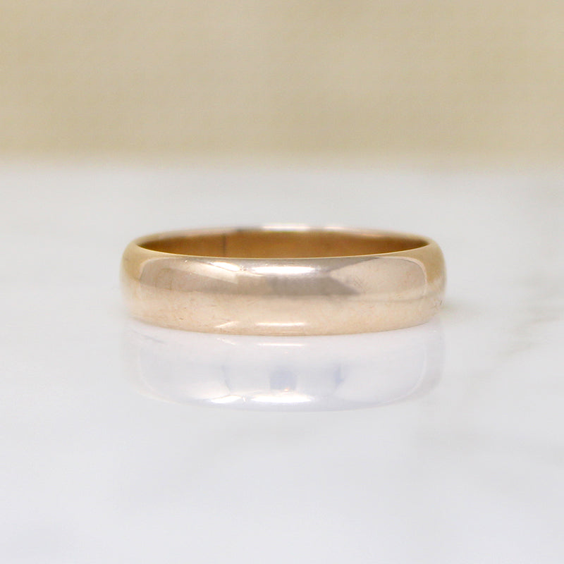 Classic 4mm Gold Wedding Band