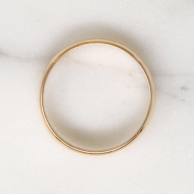 Classic 4mm Gold Wedding Band
