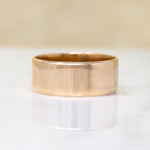 Wide Gold Wedding Band by Woods & Sons