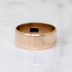 Wide Gold Wedding Band by Woods & Sons