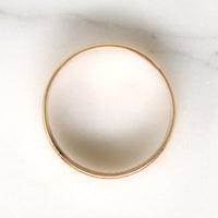 Wide Gold Wedding Band by Woods & Sons