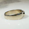 Chic Modernist White Gold & Diamond Gypsy Band